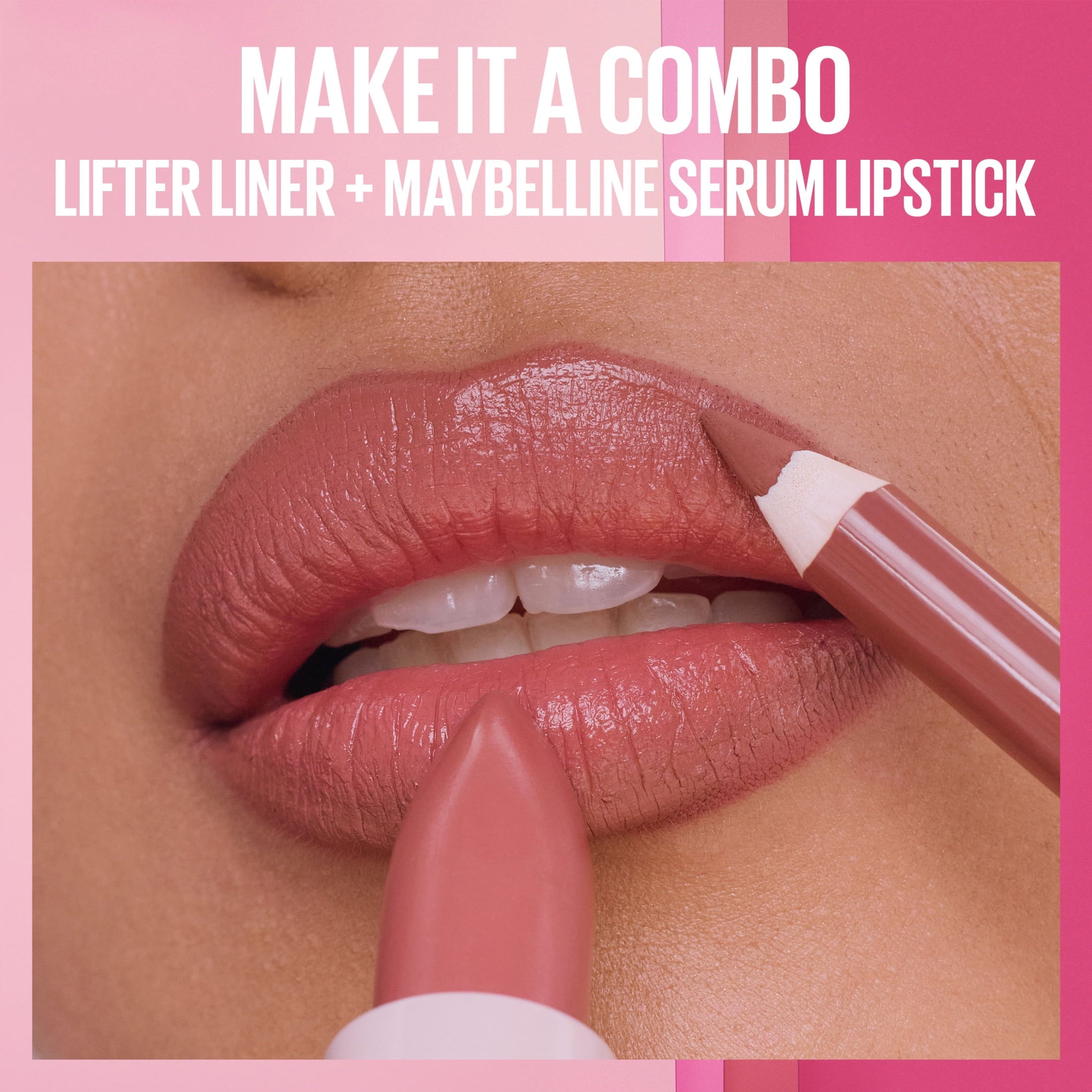 Maybelline Serum Lipstick, Satin Finish, Oil-Blend and Hyaluronic Acid, 101 Upstate, 0.12 oz