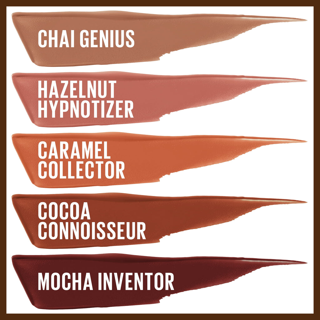 Maybelline SuperStay Matte Ink Liquid Lipstick, Coffee Edition, Mocha Inventor, 0.17 fl. oz.