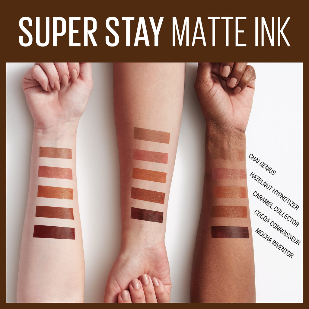 Maybelline SuperStay Matte Ink Liquid Lipstick, Coffee Edition, Caramel Collector, 0.17 fl. oz.