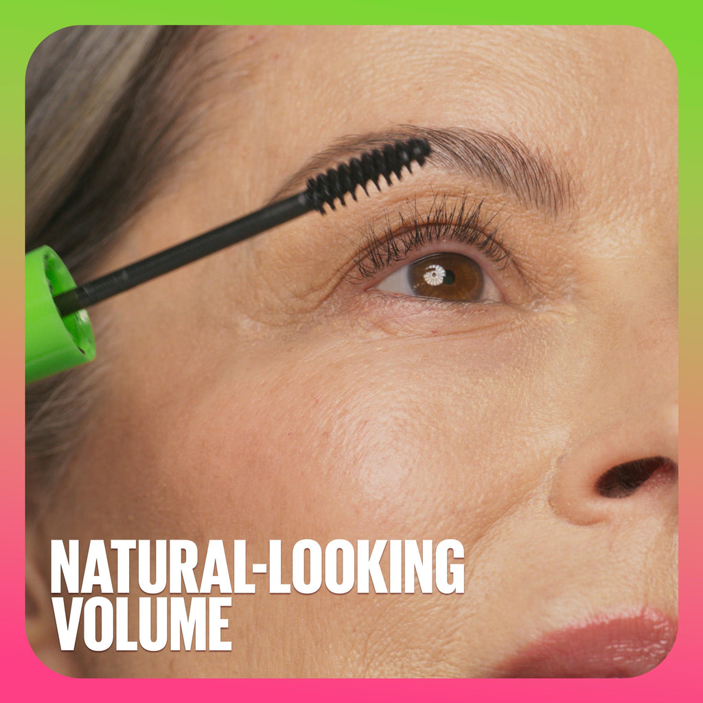 Maybelline Great Lash Volumizing Washable Mascara, Brownish Black, 0.43 fl oz
