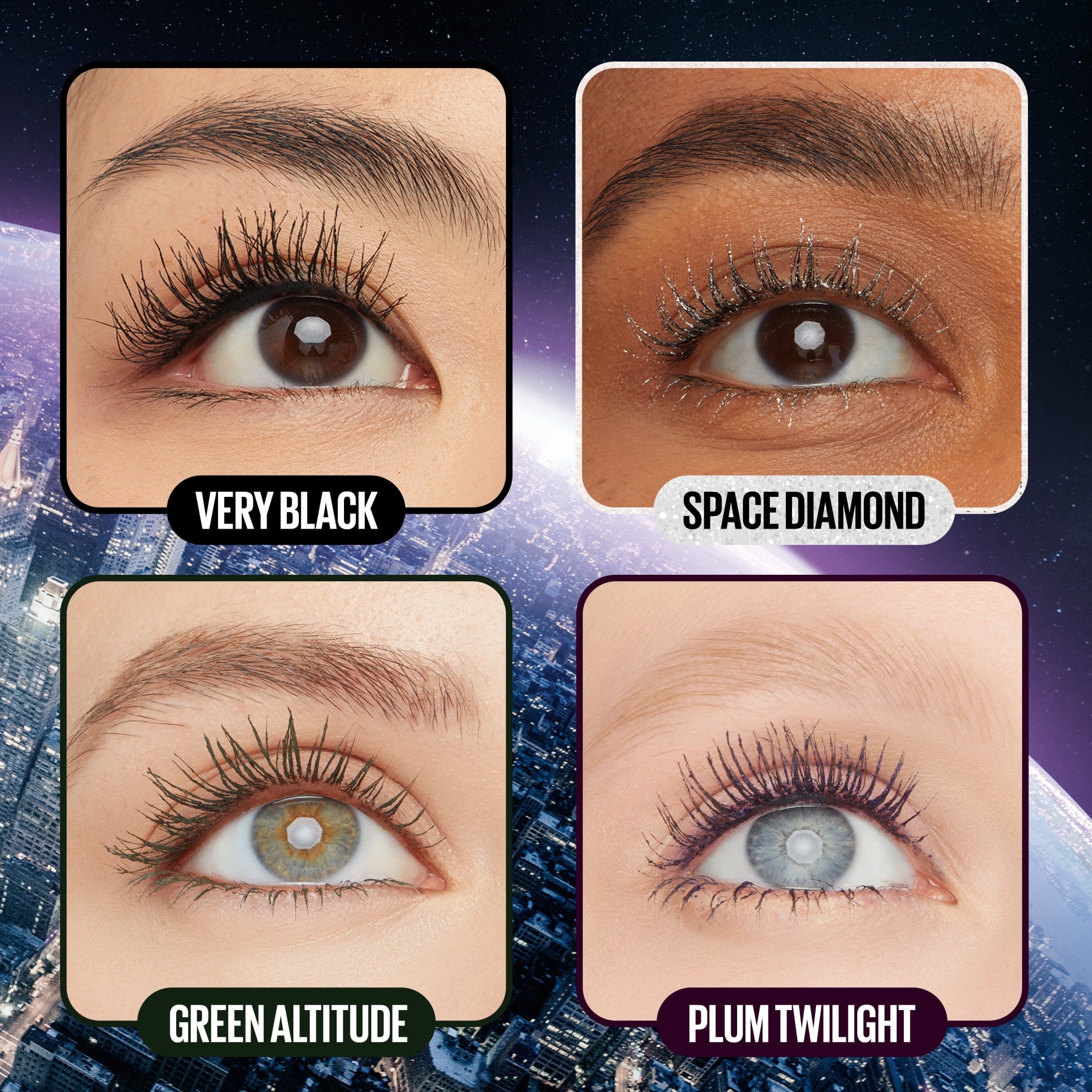 (2 pack) Maybelline Lash Sensational Sky High Washable Mascara, Space Diamond, 0.24 fl oz