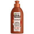 Garnier Whole Blends Leave in Frizz Control Conditioner, Coconut Oil Cocoa Butter, All Hair Types 5 fl oz