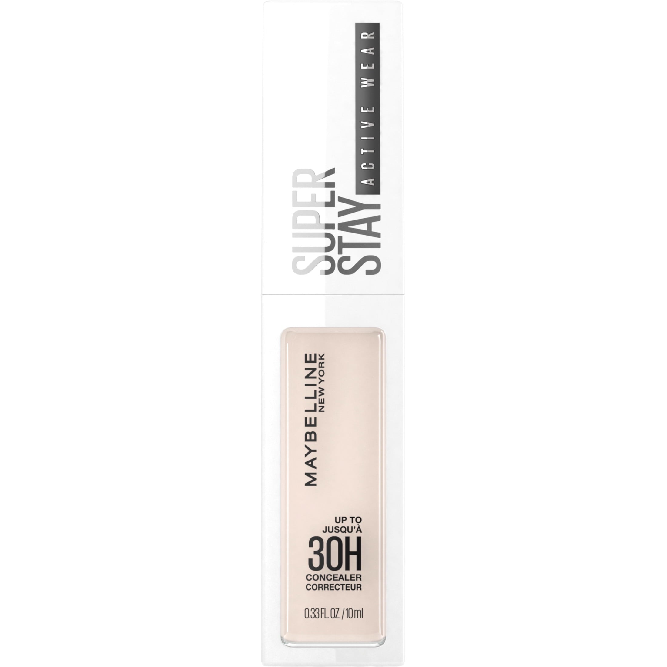 Maybelline Super Stay Longwear Liquid Concealer, Full Coverage, 01, 0.33 fl oz