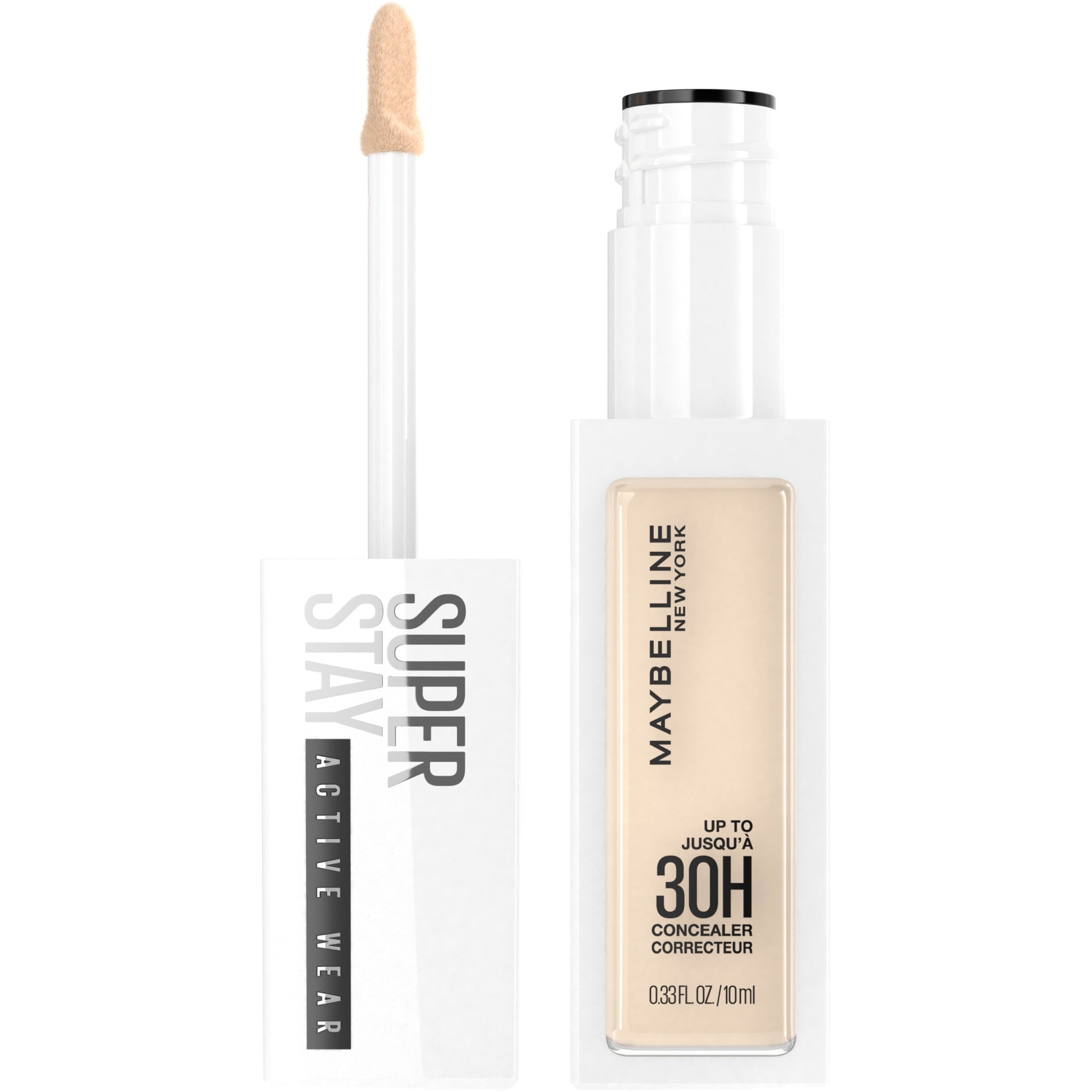 Maybelline Super Stay Active Wear Liquid Concealer, Full Coverage, Up to 30HR Wear, 05, 0.33 fl oz