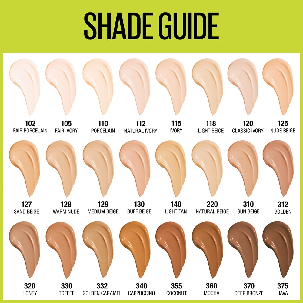 Maybelline Super Stay Longwear Liquid Foundation, Up to 30HR Wear, Warm Coconut, 1 fl. oz.