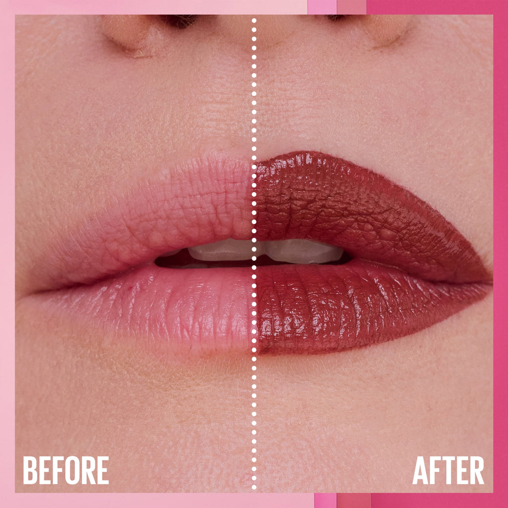 Maybelline Serum Lipstick, Matte Finish, Oil-Blend and Hyaluronic Acid, 001 Crop Top, 0.12 oz