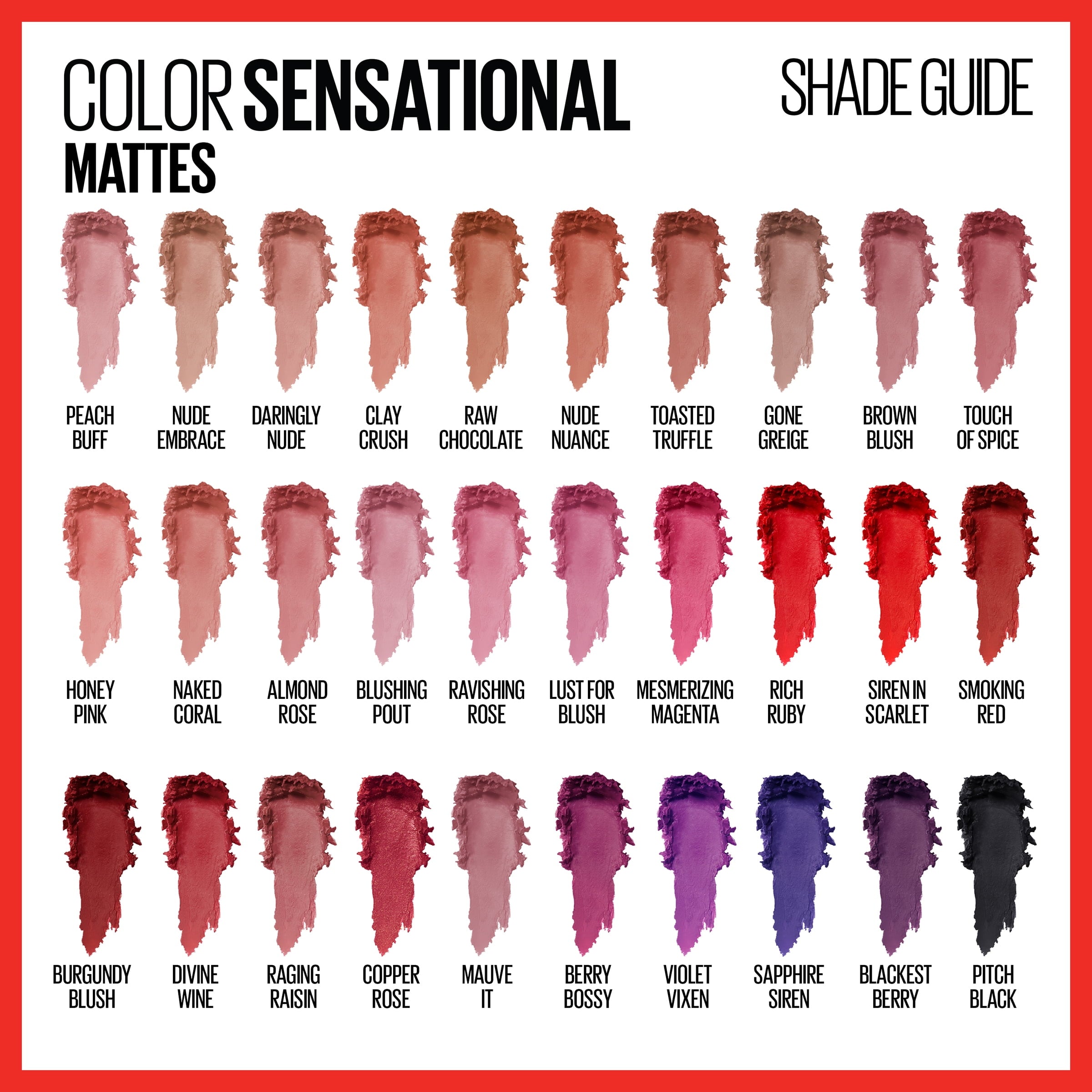 Maybelline Color Sensational Creamy Matte Lipstick