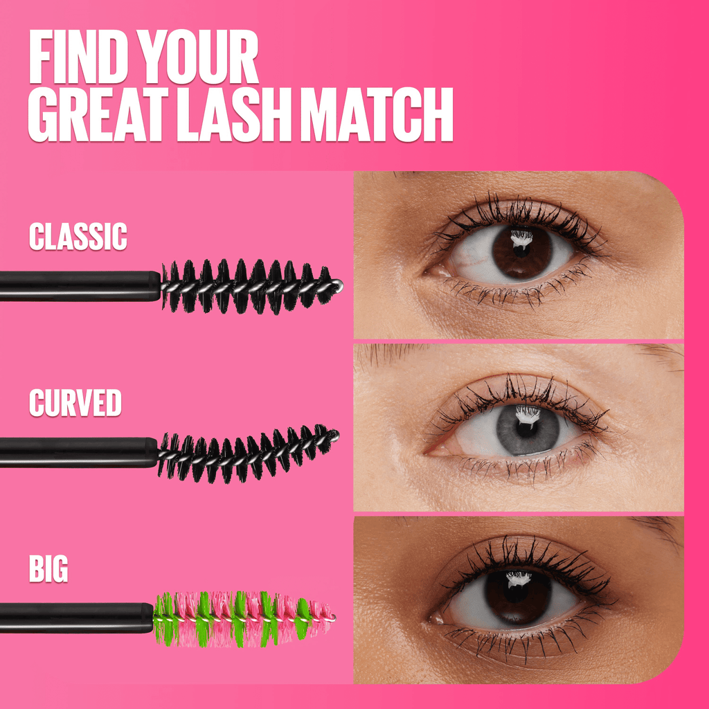 Maybelline Great Lash Waterproof Mascara, Brownish Black, 0.43 fl. oz.