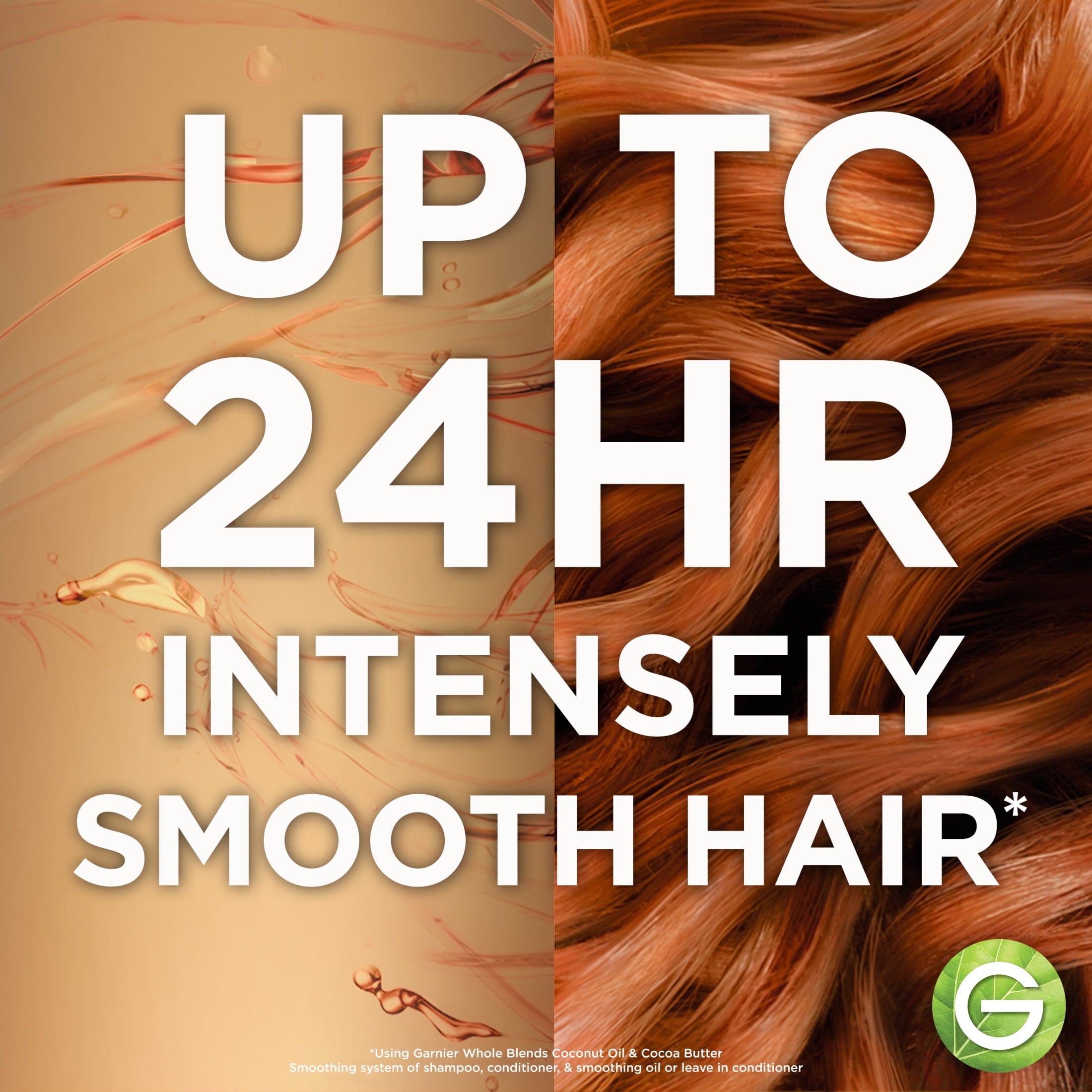 Garnier Whole Blends Frizz Control Conditioner with Coconut Oil Cocoa Butter, All Hair Types, 12.5 fl oz