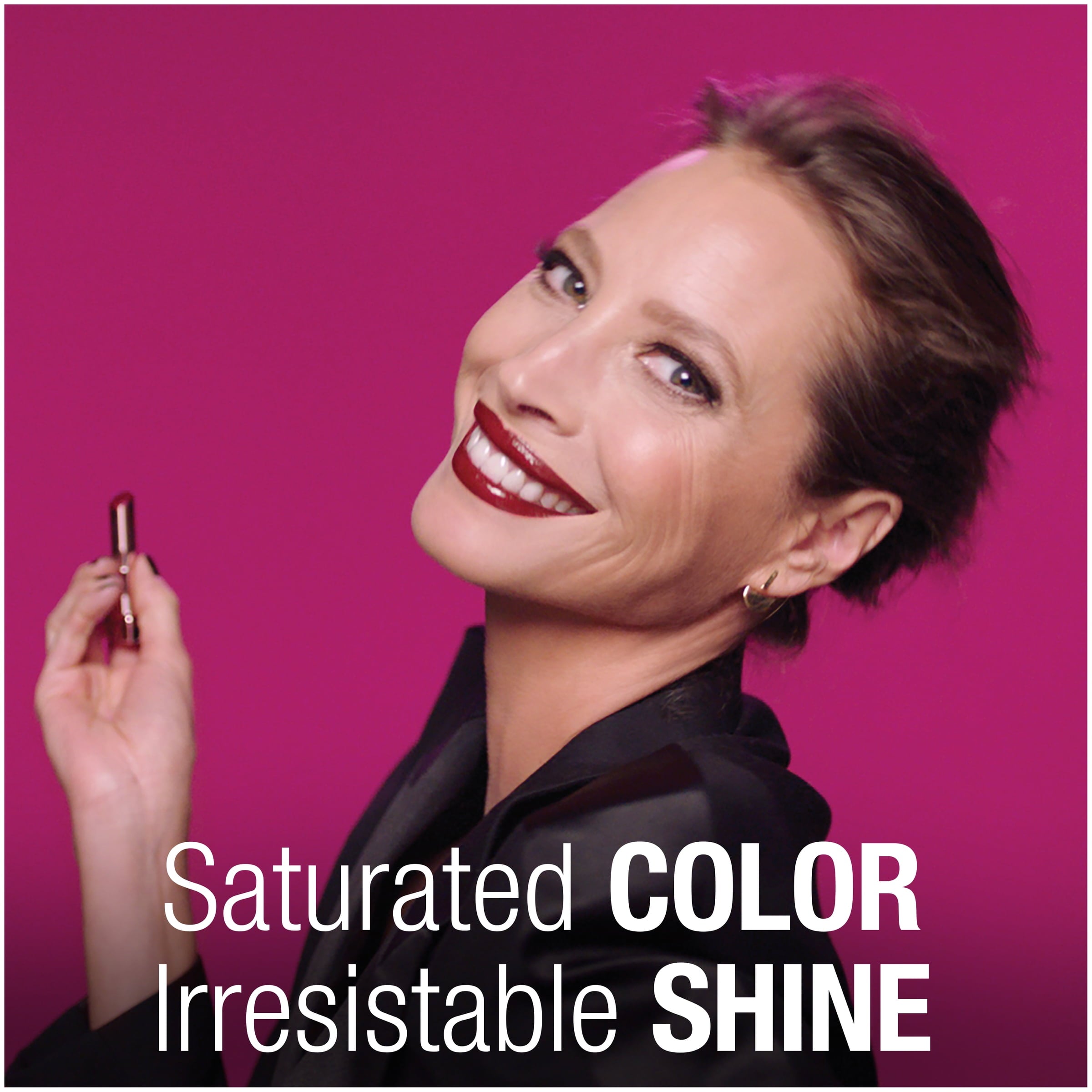 Maybelline Color Sensational Shine Compulsion Lipstick Makeup, Pink Fetish, 0.1 oz.