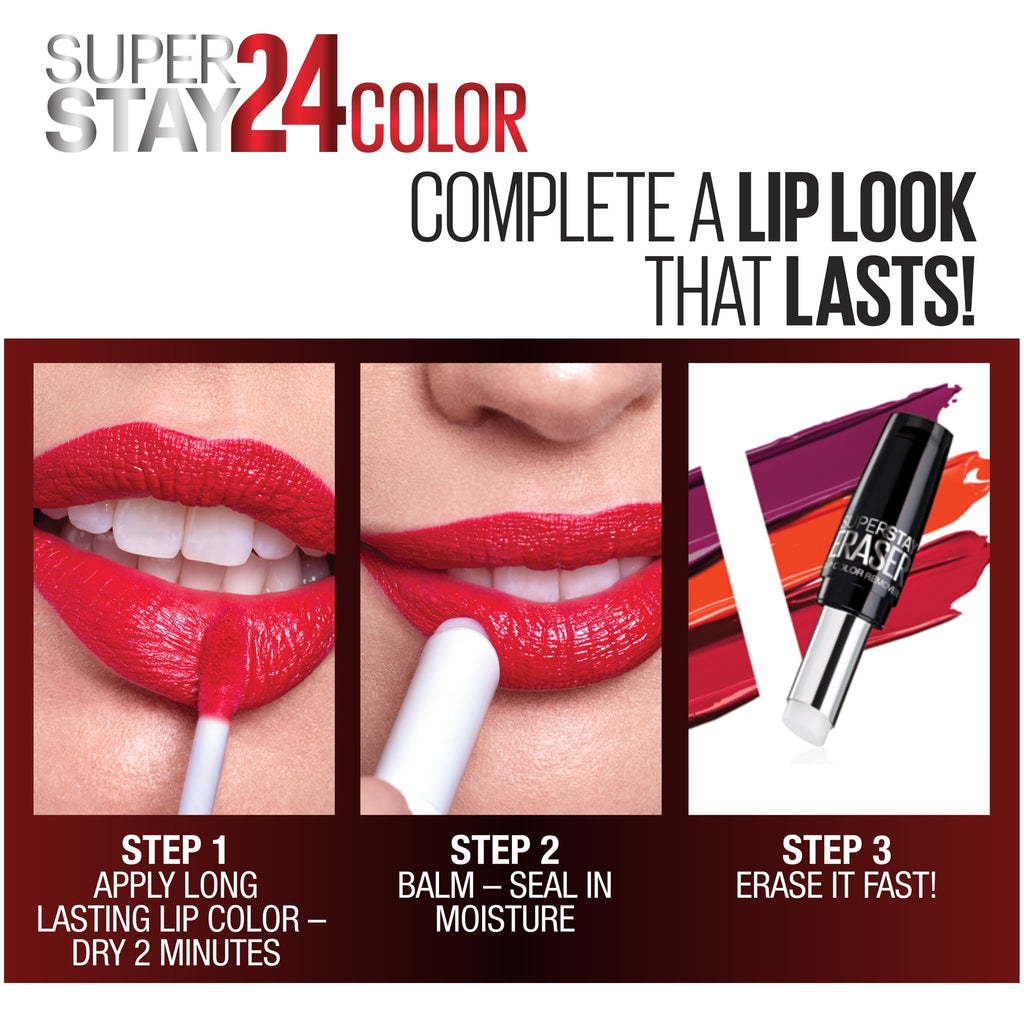 Maybelline SuperStay 24 2-Step Liquid Lipstick, Blush On